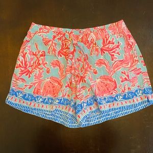 Lilly Pulitzer Katia Short Seasalt Blue NWT